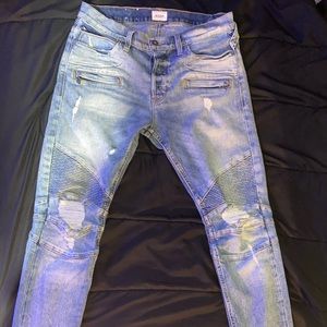 These are designer Jeans bought from Saks Fifth.